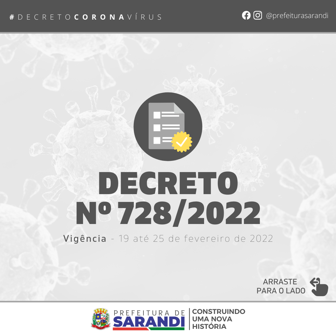 Decreto nº 728/2022